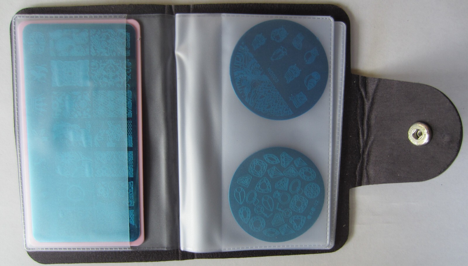 Manicure Nail Art Stamping Plate Stencil Organizer Holder Case Album