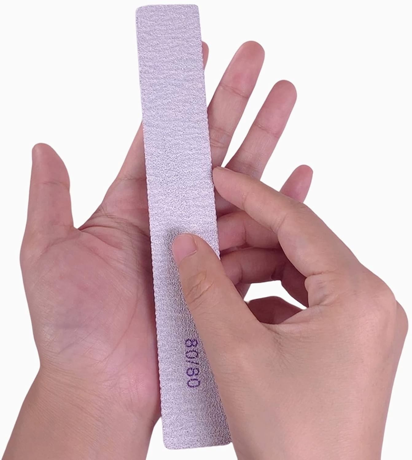 80/80 Grit Nail Files, Emery Boards Nail File for Acrylic and l Nails,