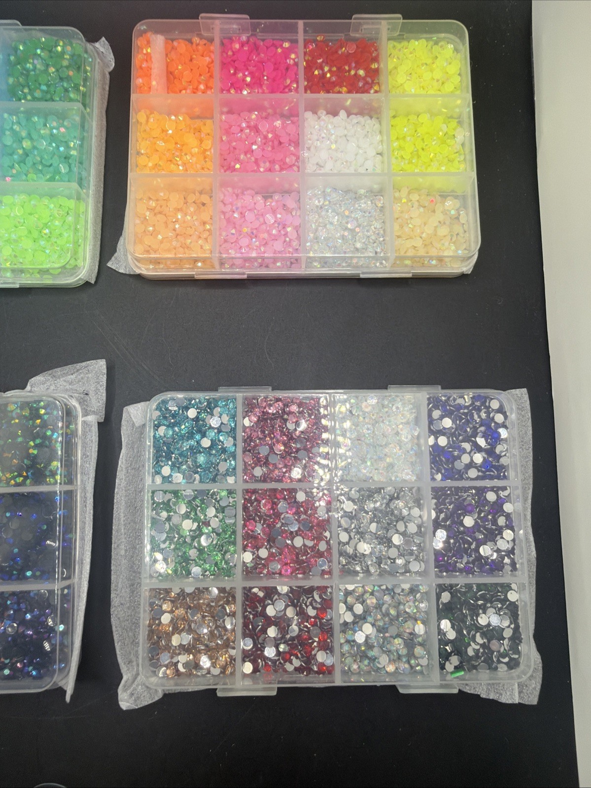 Rhinestone Nail Art Lit Multiple Colors
