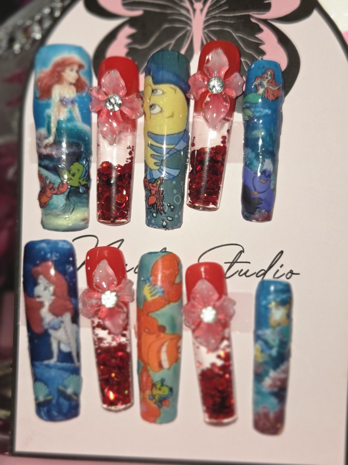 Press On Nails Handmade Disney For LEXI_BUG