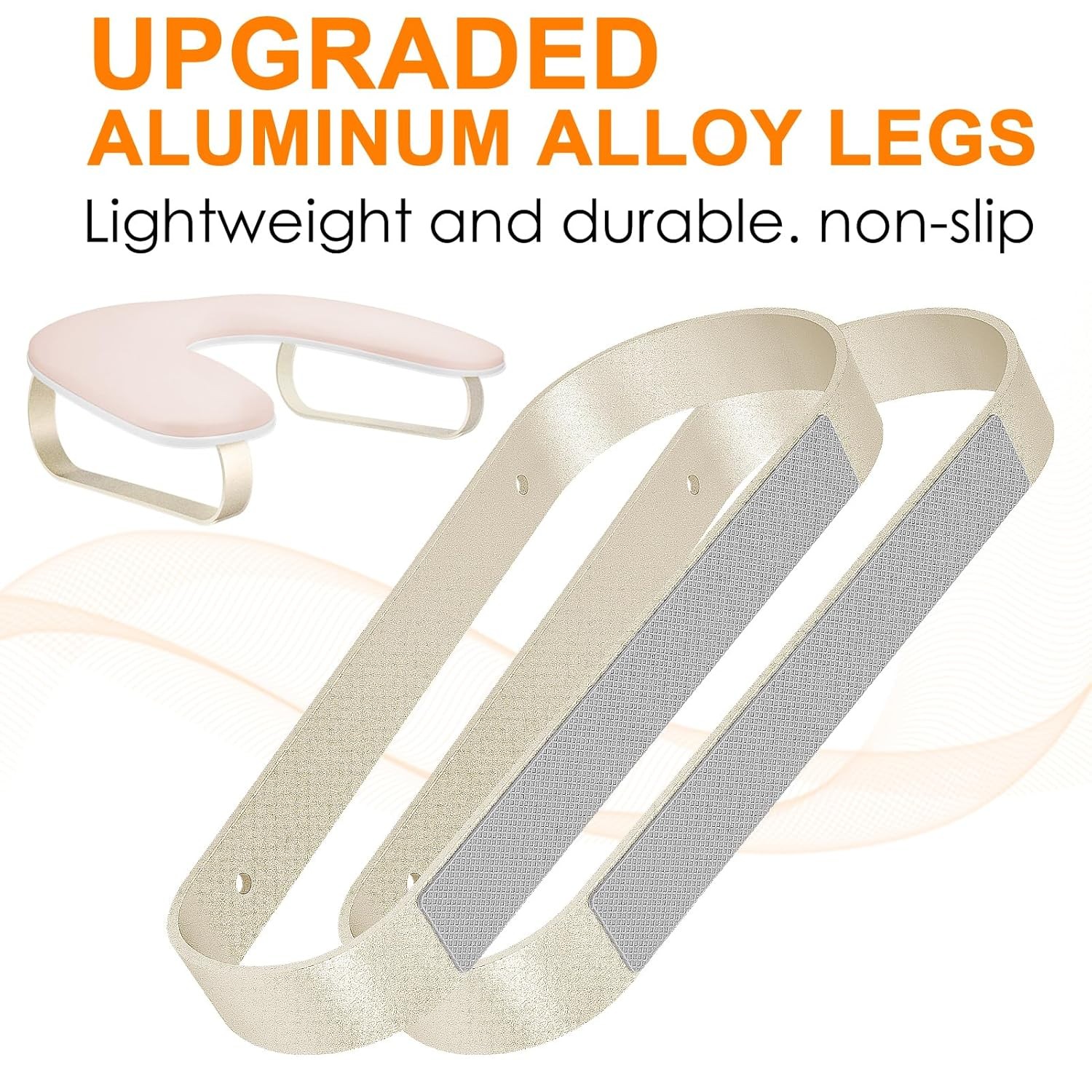 Arm Rest for Nails Tech Upgraded 10° Inclined U-Shaped Manicure Nail Arm Rest