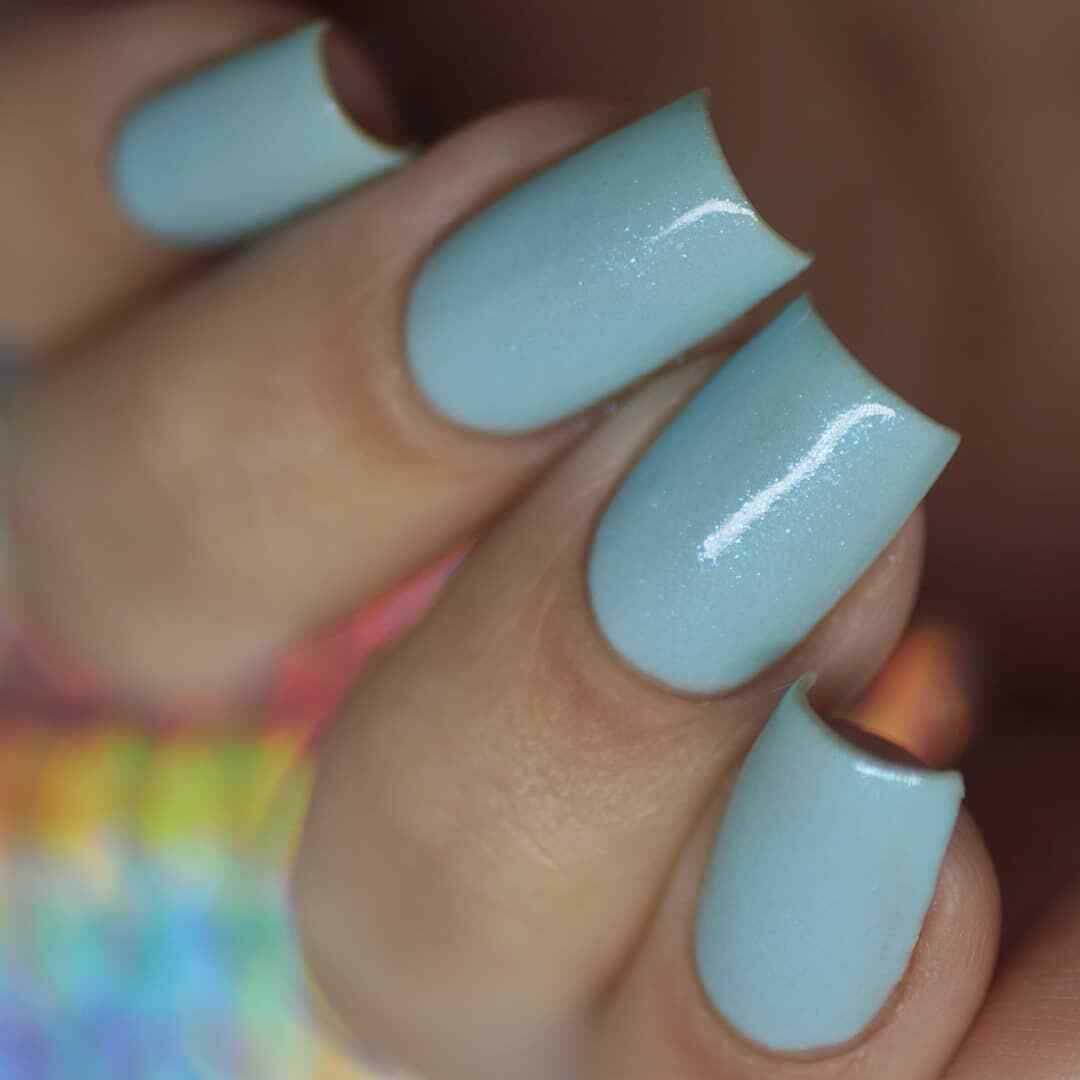 Lost Frost Regular Polish (Light Blue Crelly with Blue Iridescent Shimmer)