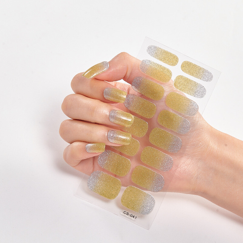Nail Art Stickers Nail Stickers Scallion Powder Nail Stickers Nail Accessories