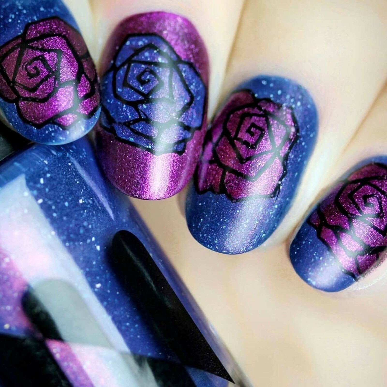 Looking for a Star Stamping Polish (Metallic Dark Purple), Nail Polish, Nail Art
