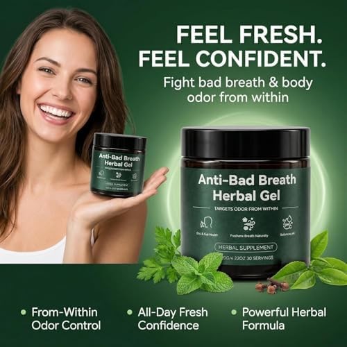 Anti-Bad Breath Herbal Gel Supplement – Body & Breath Odor Control from The Insi