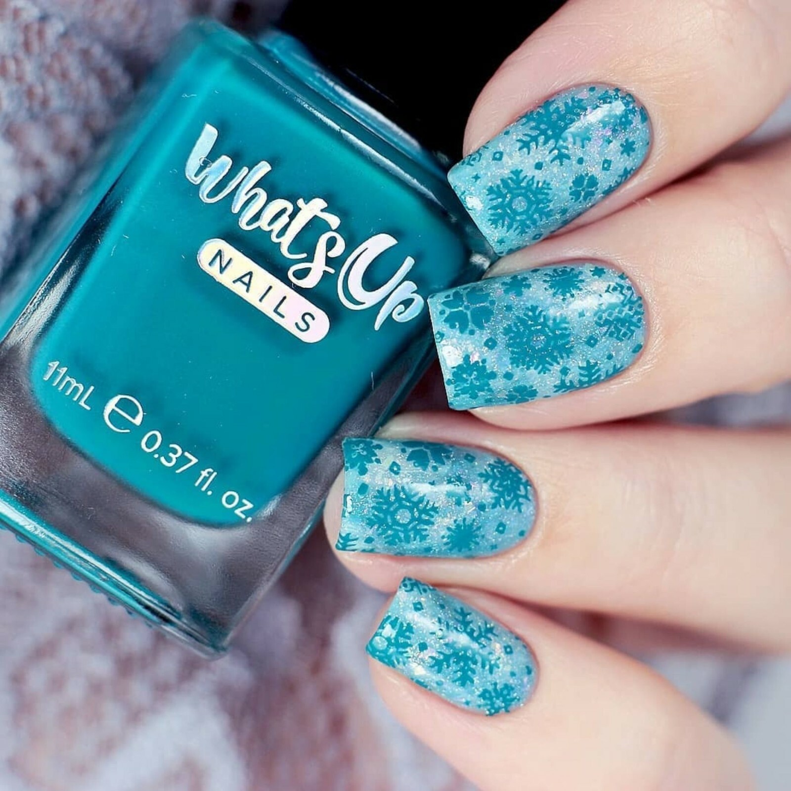 Whats Up Nails – Not a Big Teal Stamping Polish (Teal), Nail Polish for Nail Art