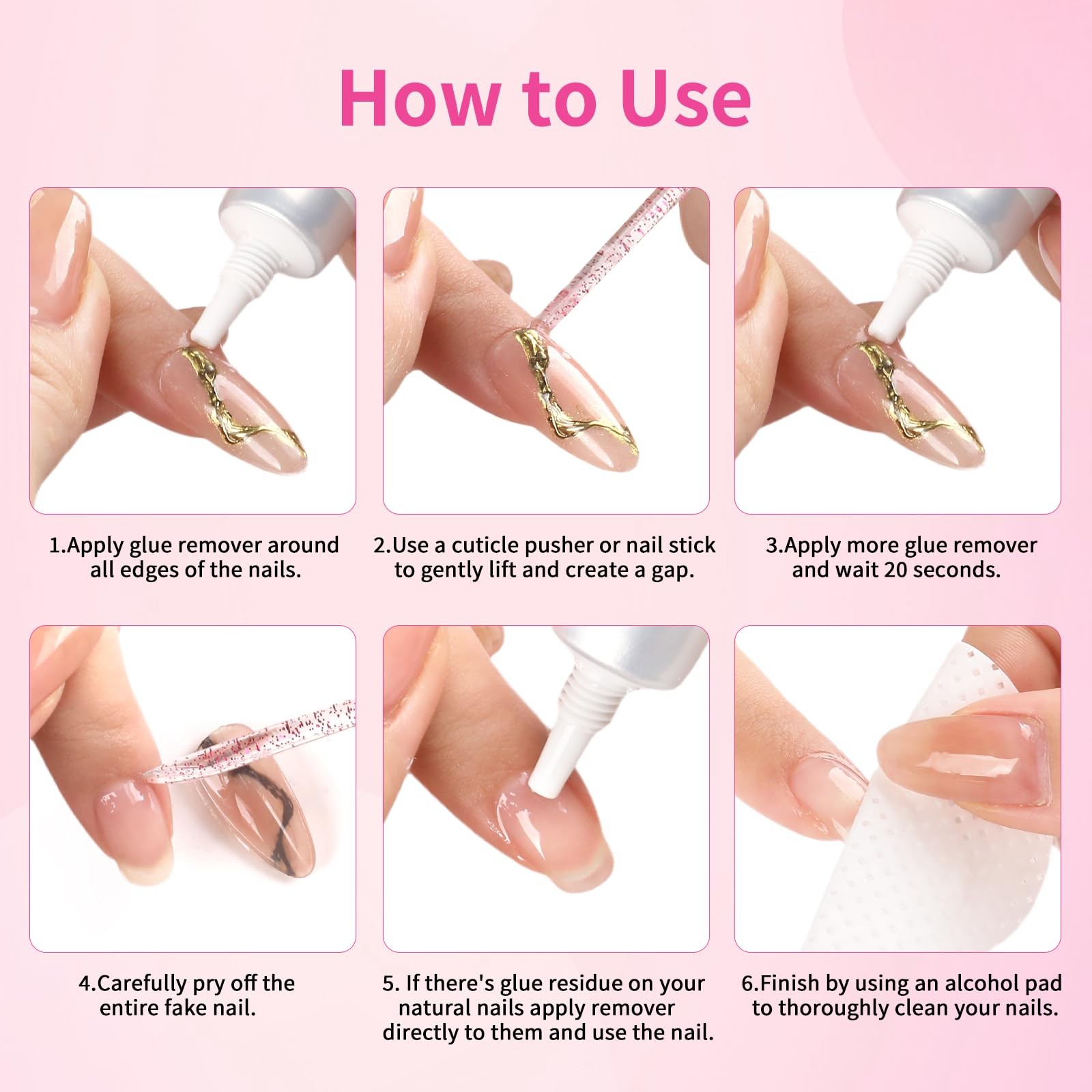 10g Semi Nail Glue for Press On Nails, Super Strong | Quick Drying | Long Las…