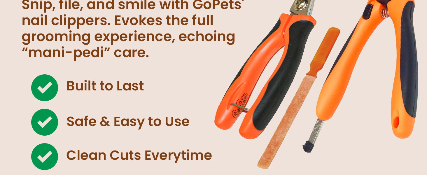 Nail Clipper for Small to Medium Pets, Qui Sensor Safety Guard,