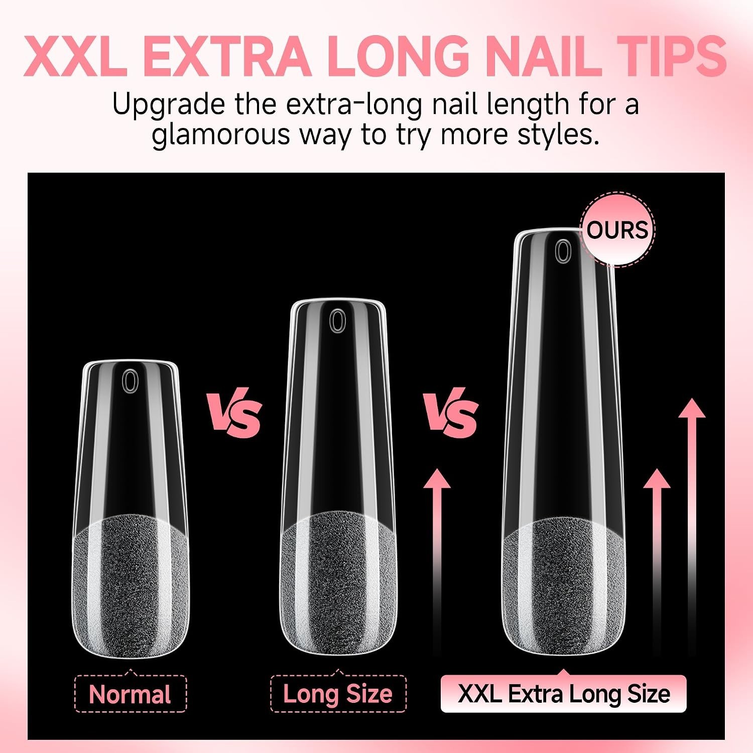 Half Matte Full Coverage Traceless Gel Nail Tips – 216PCS for Creative Designs
