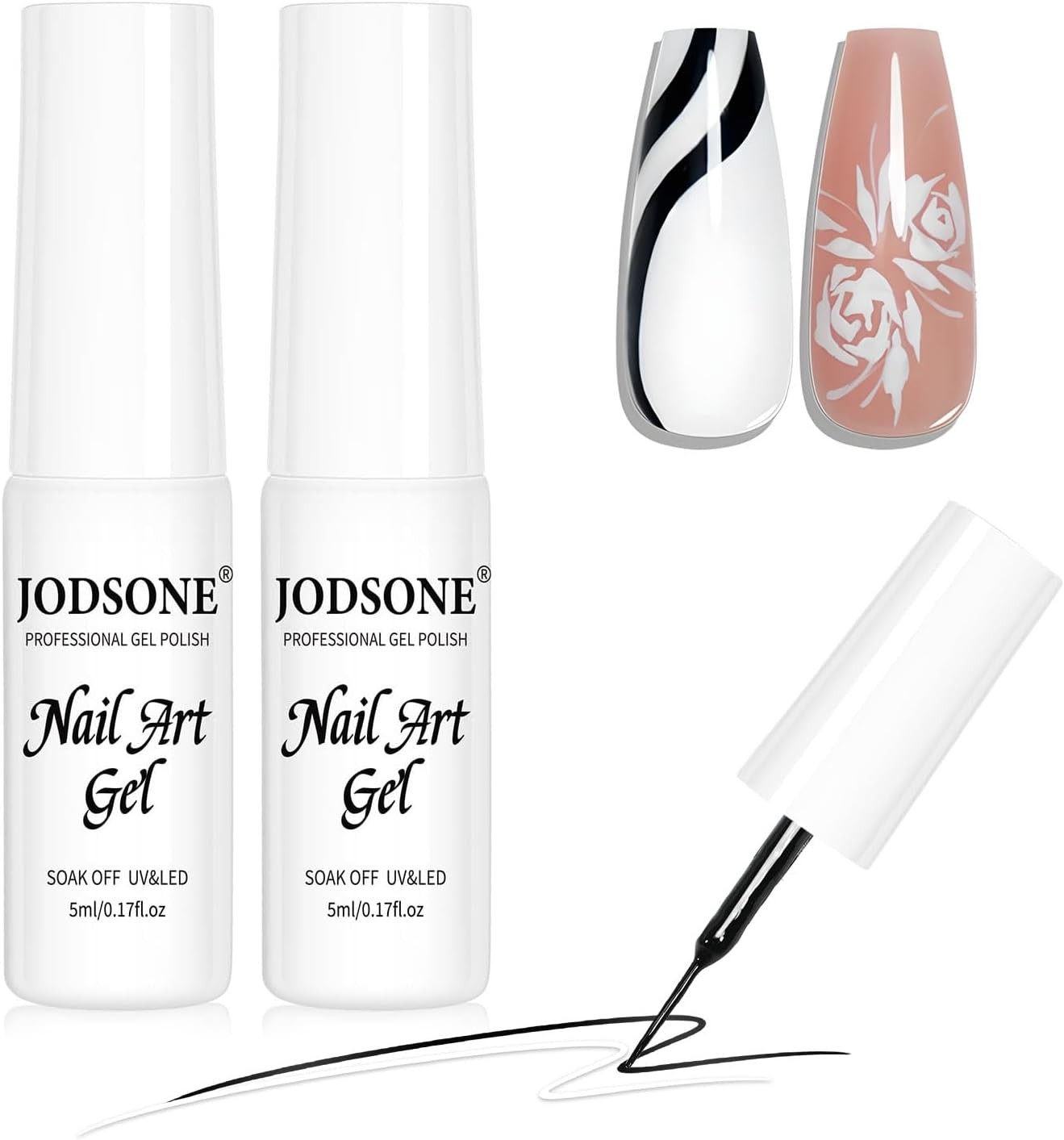 Metallic Nail Art l Liner Gold Mirror Chrome and Siery 3D