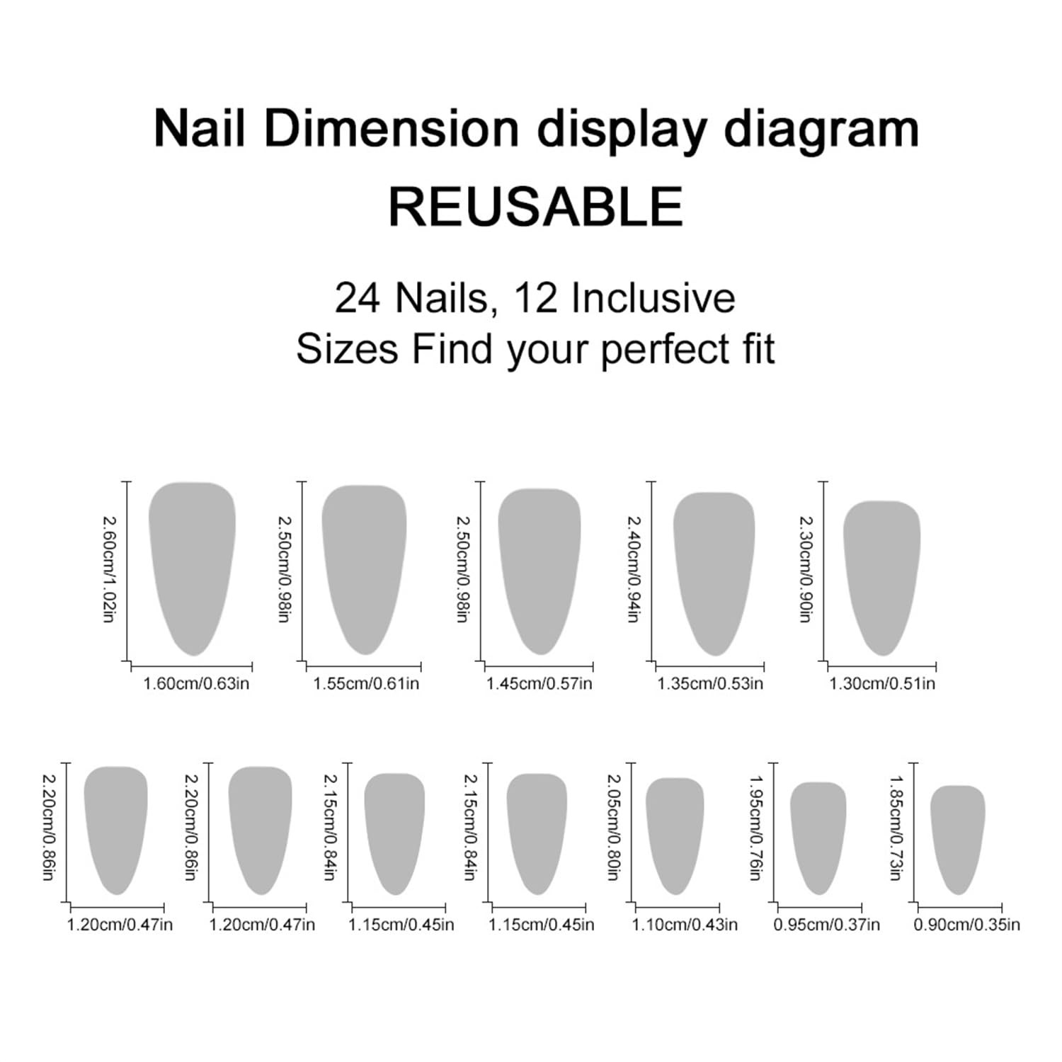 Valentines Press on Nails Medium Almond Fake Nails With Red Heart 3D Bow Char…