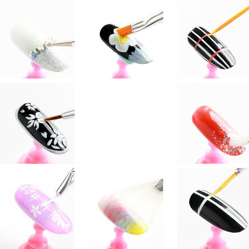 Brush Gel Nail Polish Art Set Dotting Painting Drawing Brushes Pen Tools 20pcs.