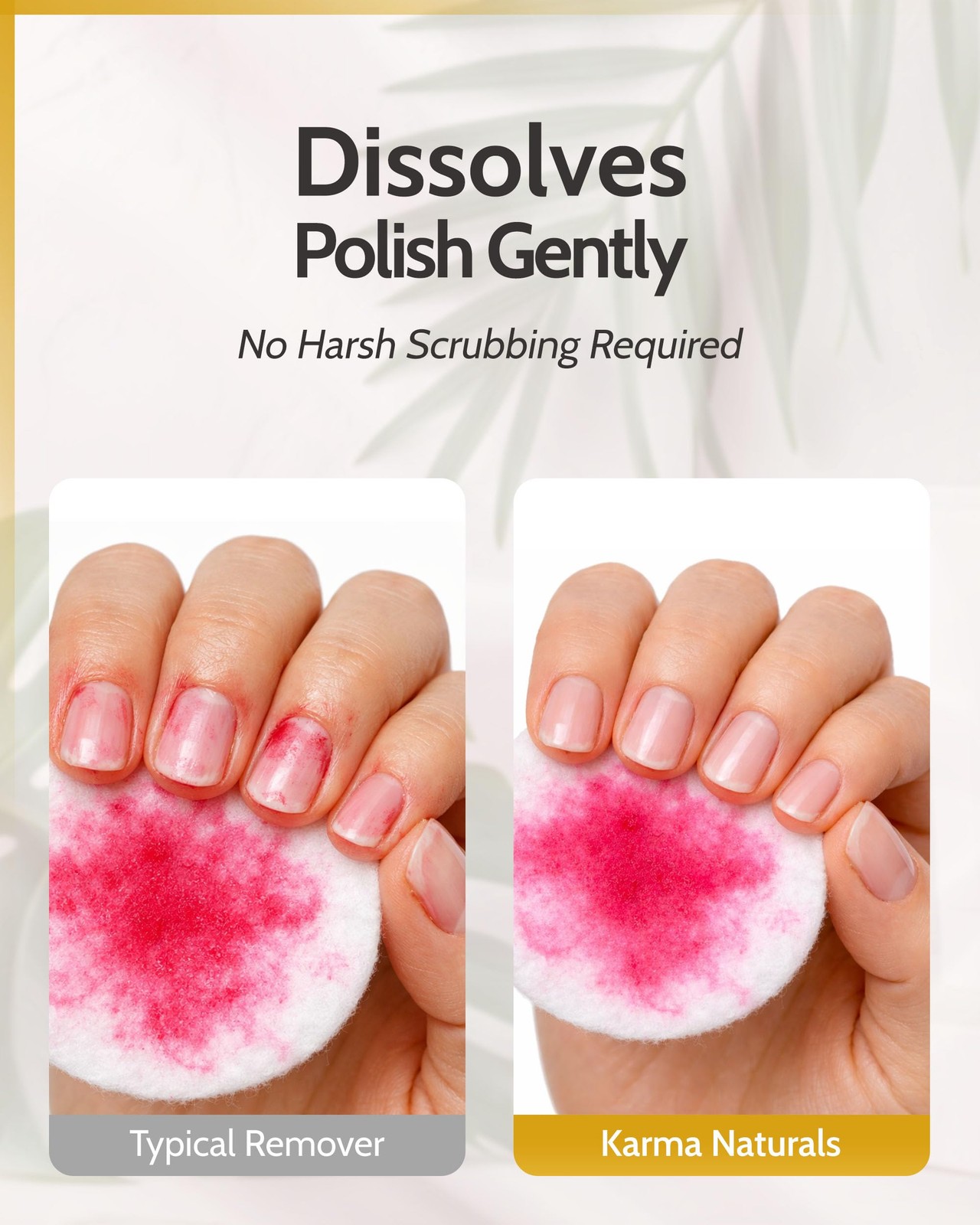 Karma Organic Nail Polish Remover Unscented- Non 4 Fl Oz (Pack of 1), Clear