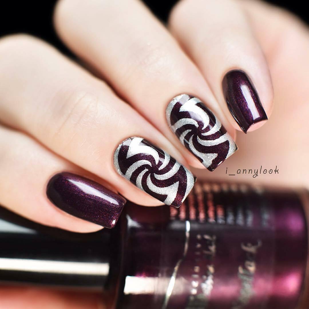 Hypnose Stencils for Nails, Swirl Nail Stickers, Nail Art, Nail Vinyls