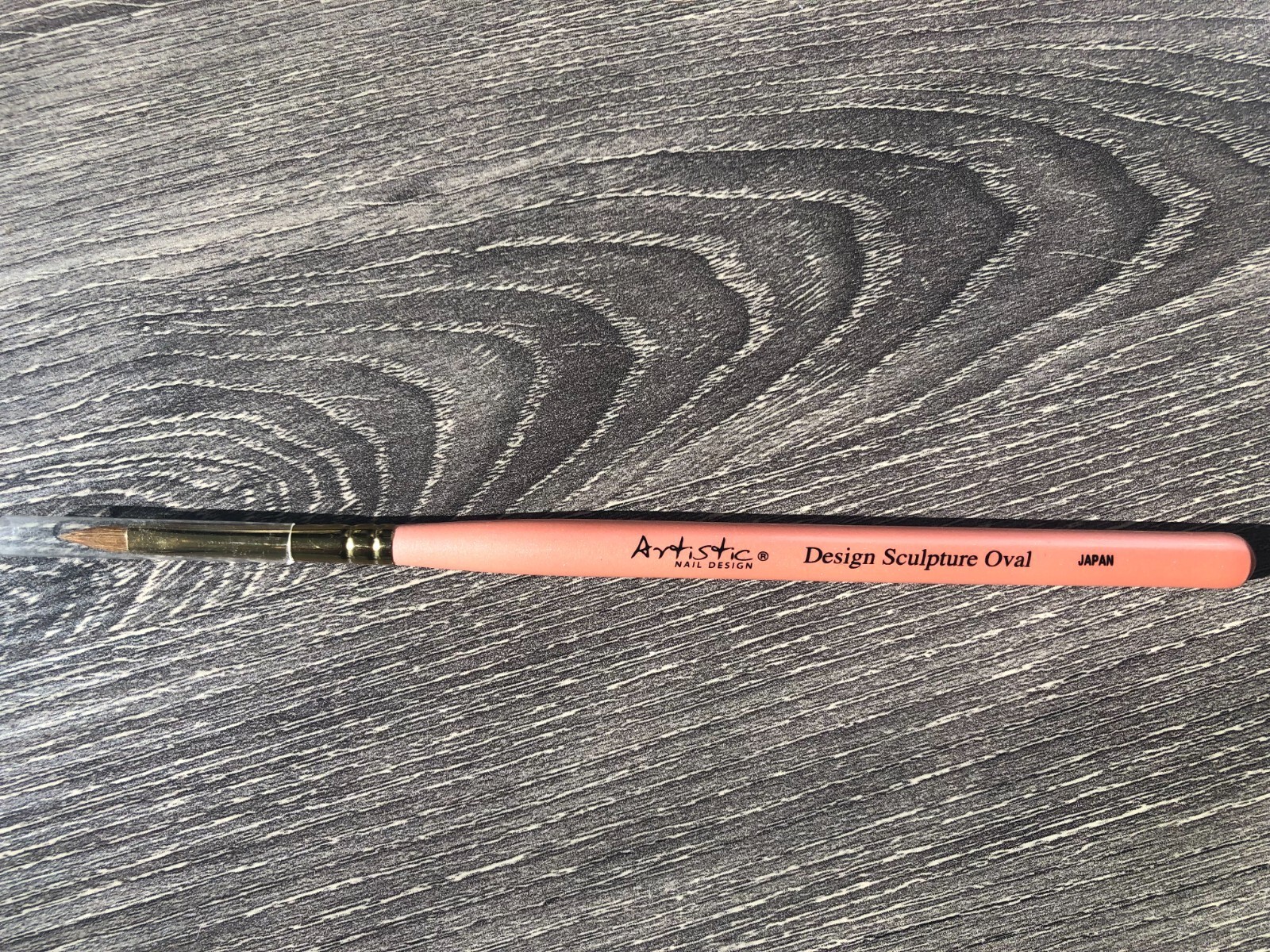 Artistic Nail Design Sculpture Oval Brush – Peach- Made in JAPAN