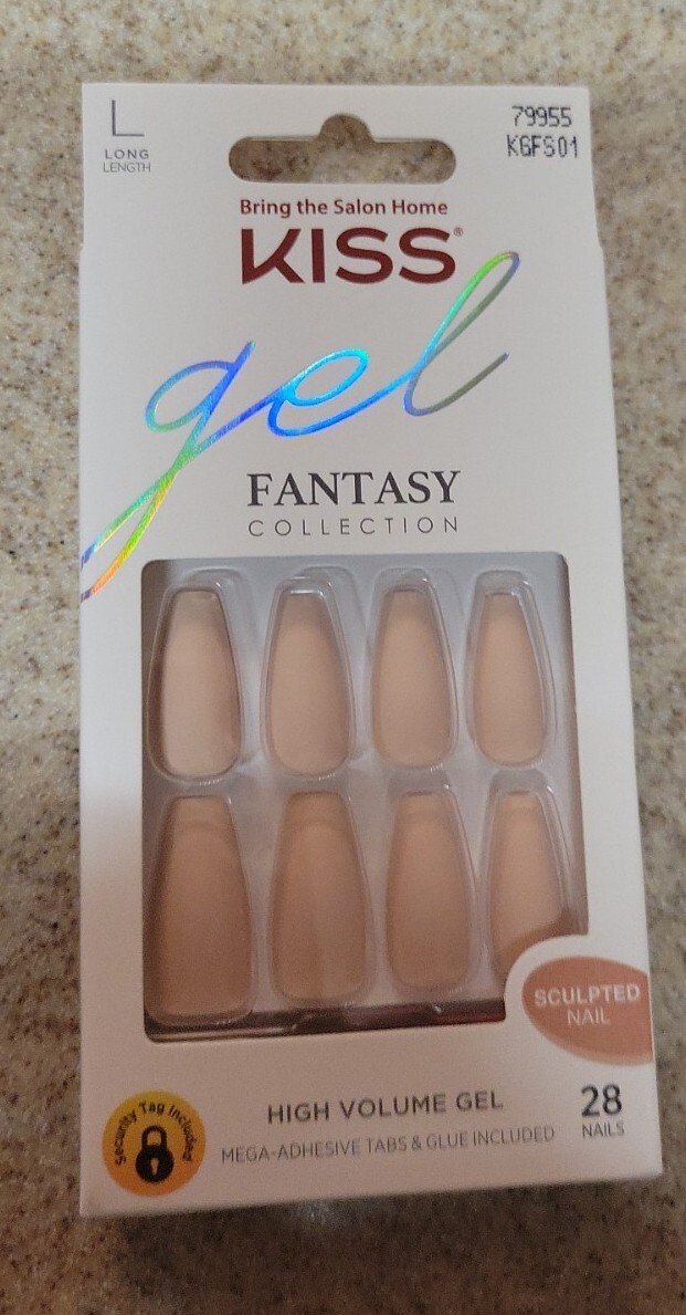 Long Kiss Gel Fantasy Glue-On Manicure Nails 79955 ZO303