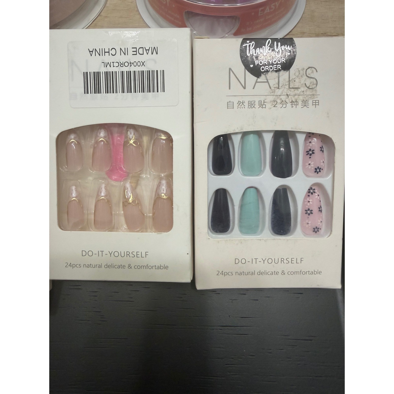 Olive & June Nailbliss Press On Nails Bundle 5 Packs Assorted Styles Long Medium