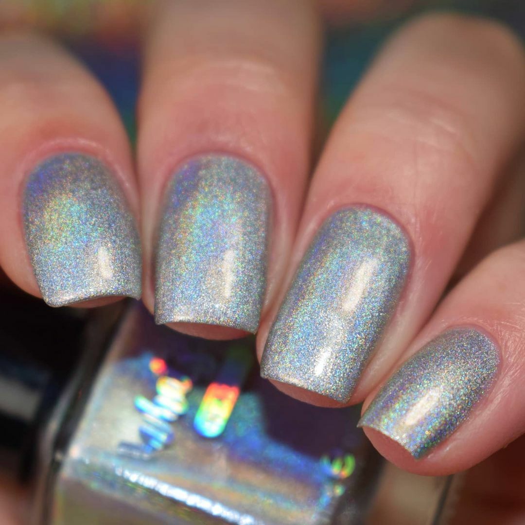 Whats Up Nails – Welcome to Holowood Stamping Polish (Silver Holo), Nail Polish