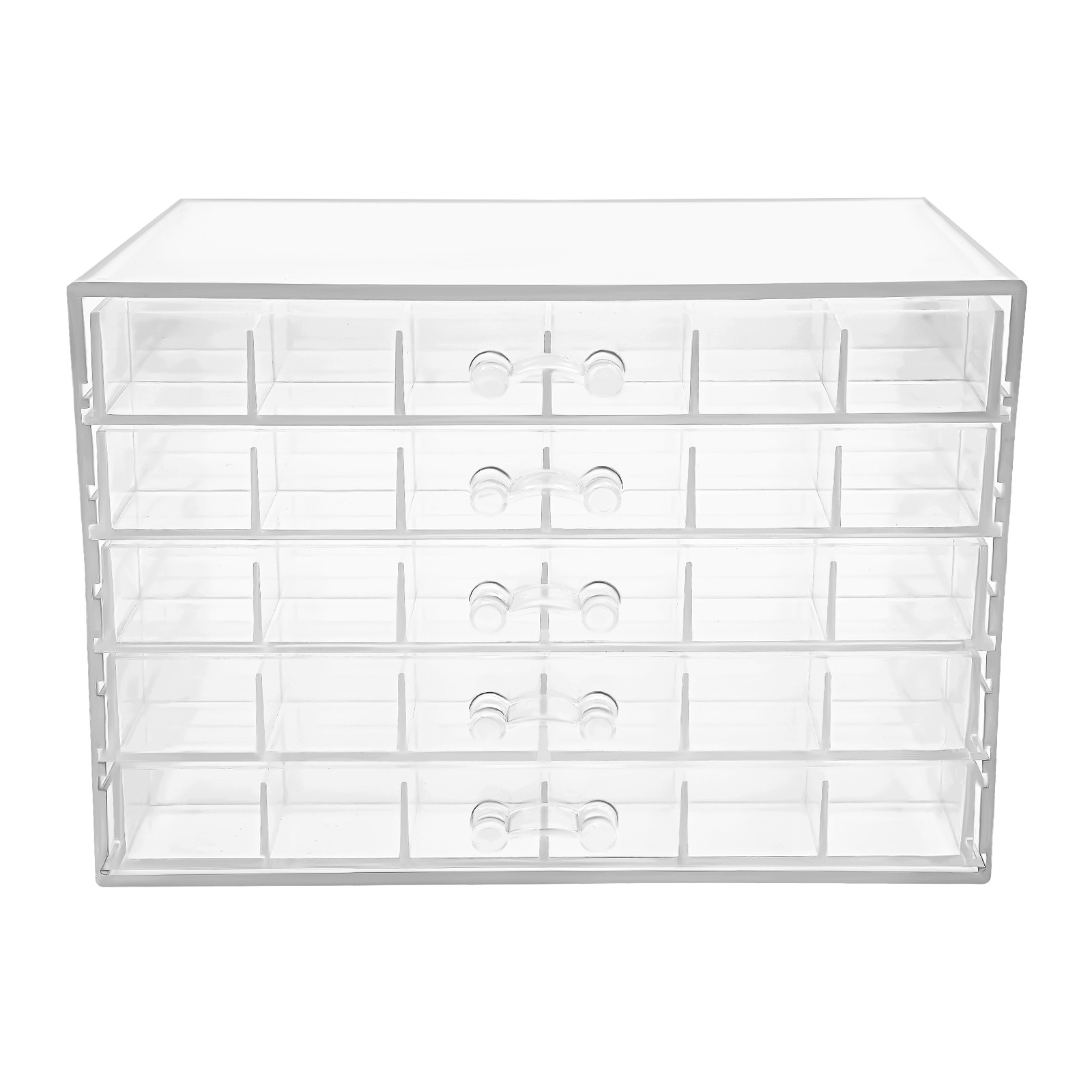 5 Layers 120 Grids Nail Art Supplies Display Case Organizer Nail Art Storage Box