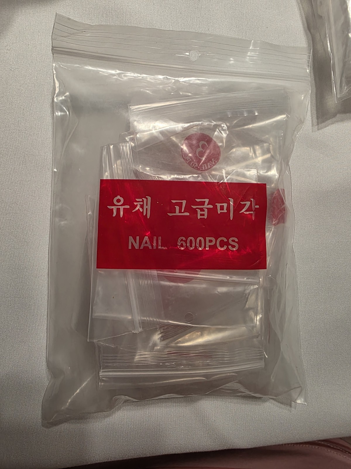 Nail Tech Supply Lot: 600pc Tips, 3x 3D Bow Charm Kits, Bottles, Hello Kitty