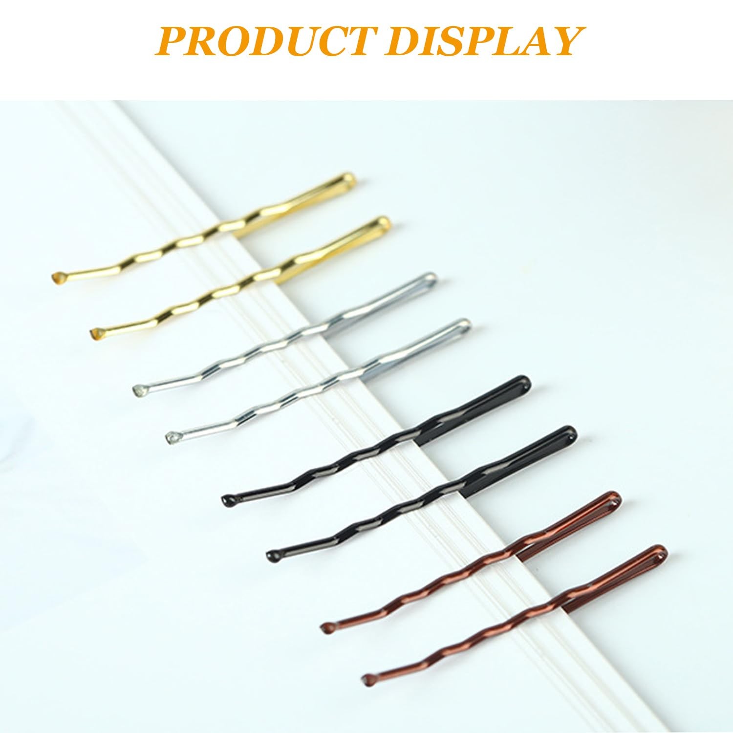 100Pcs Bobby Pins Brown Hair Kit for Women 1 Count (Pack of 100),