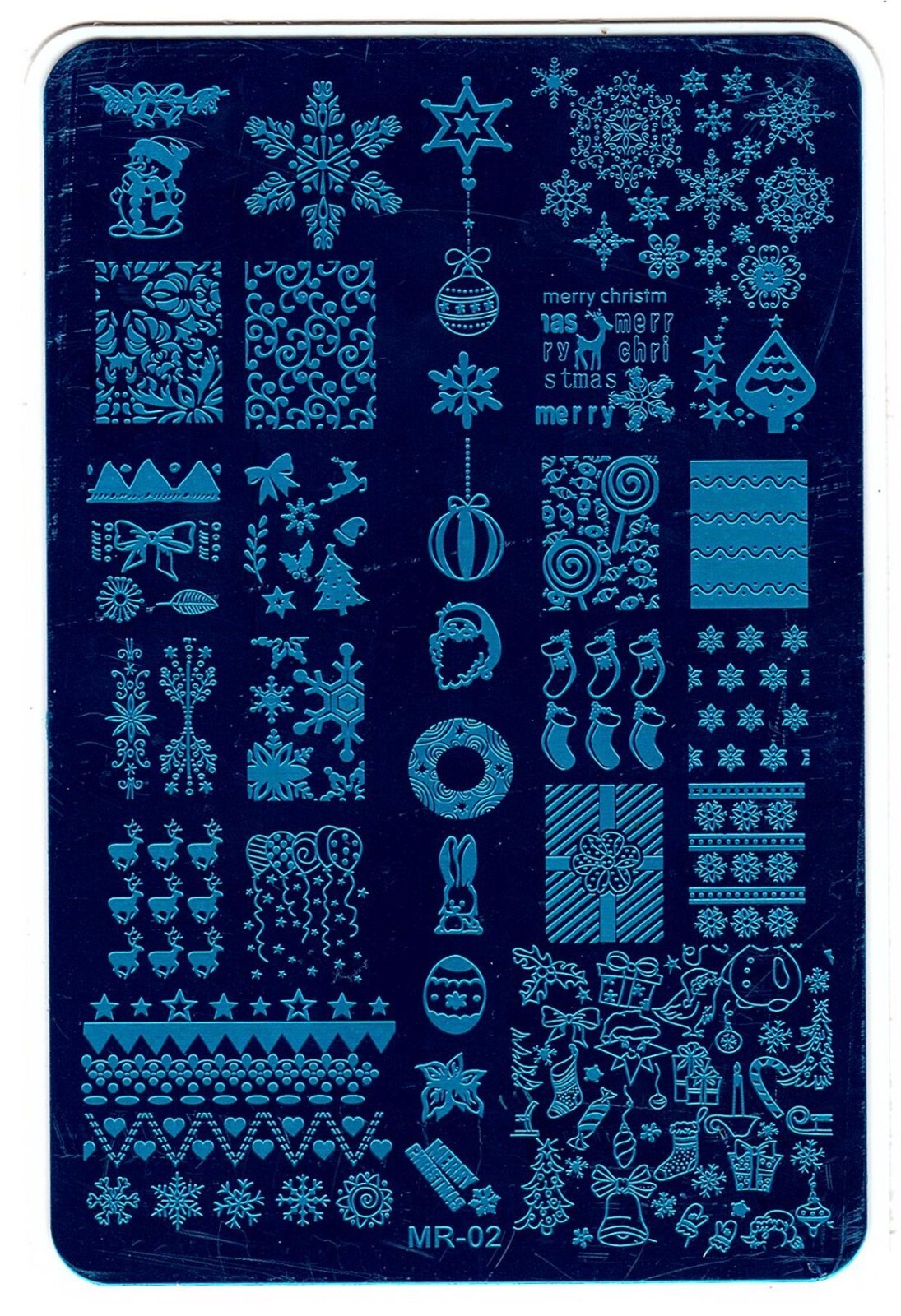 10x15cm Nail Art Manicure Stencil Backcover for 9.5×14.5cm Stamping Plate