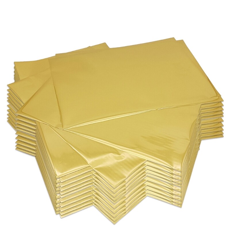50 Sheets Reactive Foil Transfer Hot Foil Stamping Papers for Cards Scrapbooking