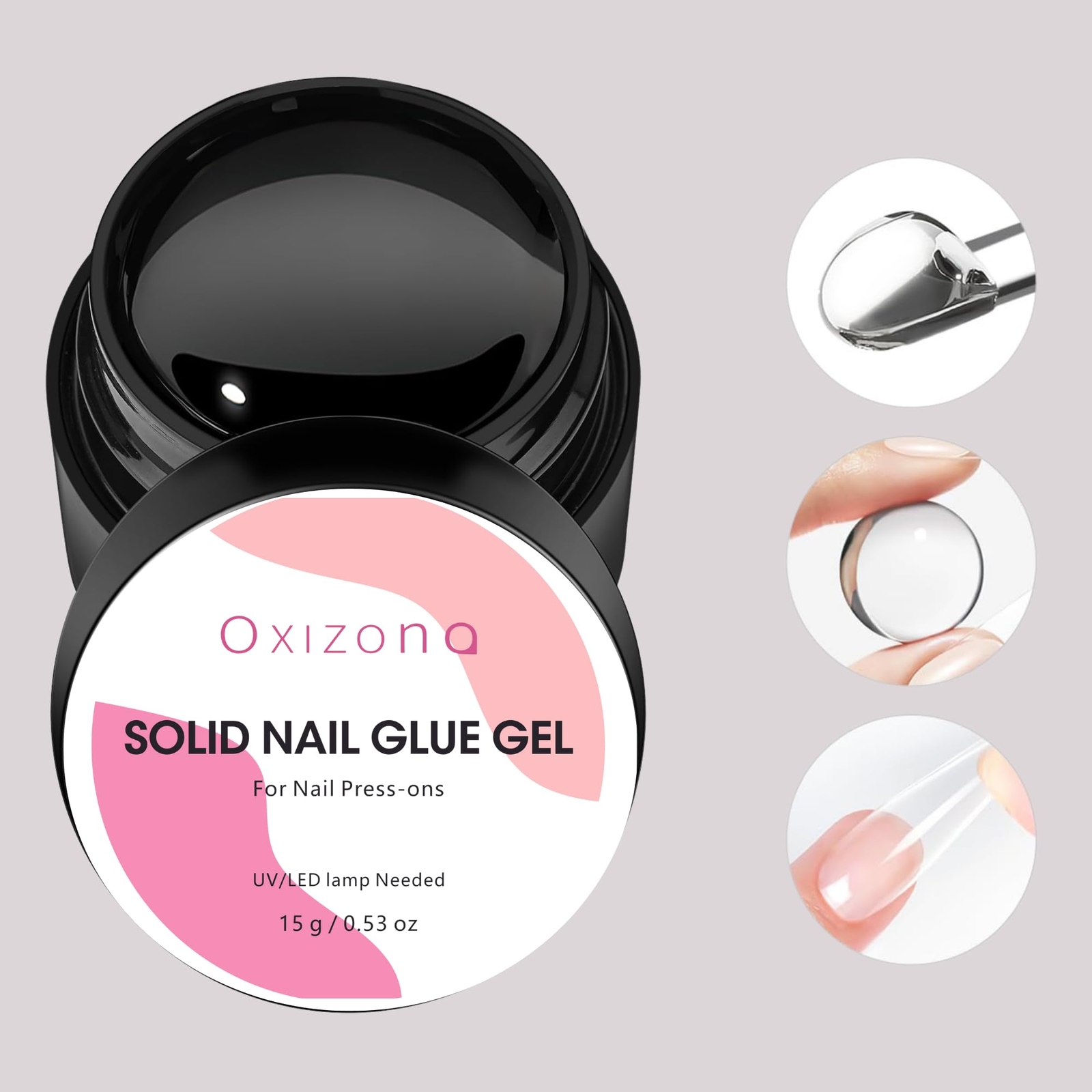 Pegamento Para Uñas Postizas Pega para uñas Secado Rápido Soak Off UV LED