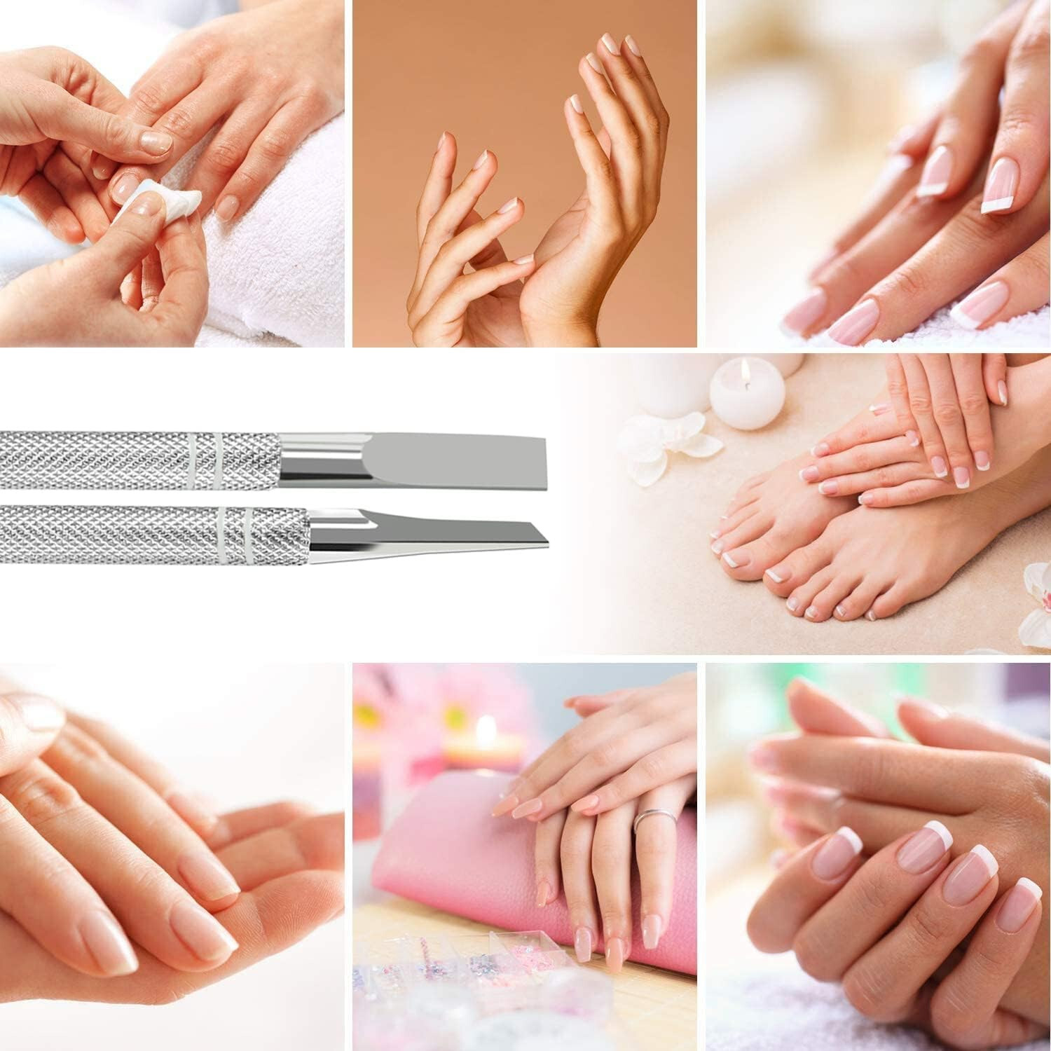 Haryali London Cuticle Pusher Remover for Safe and Precise Cuticle Removal