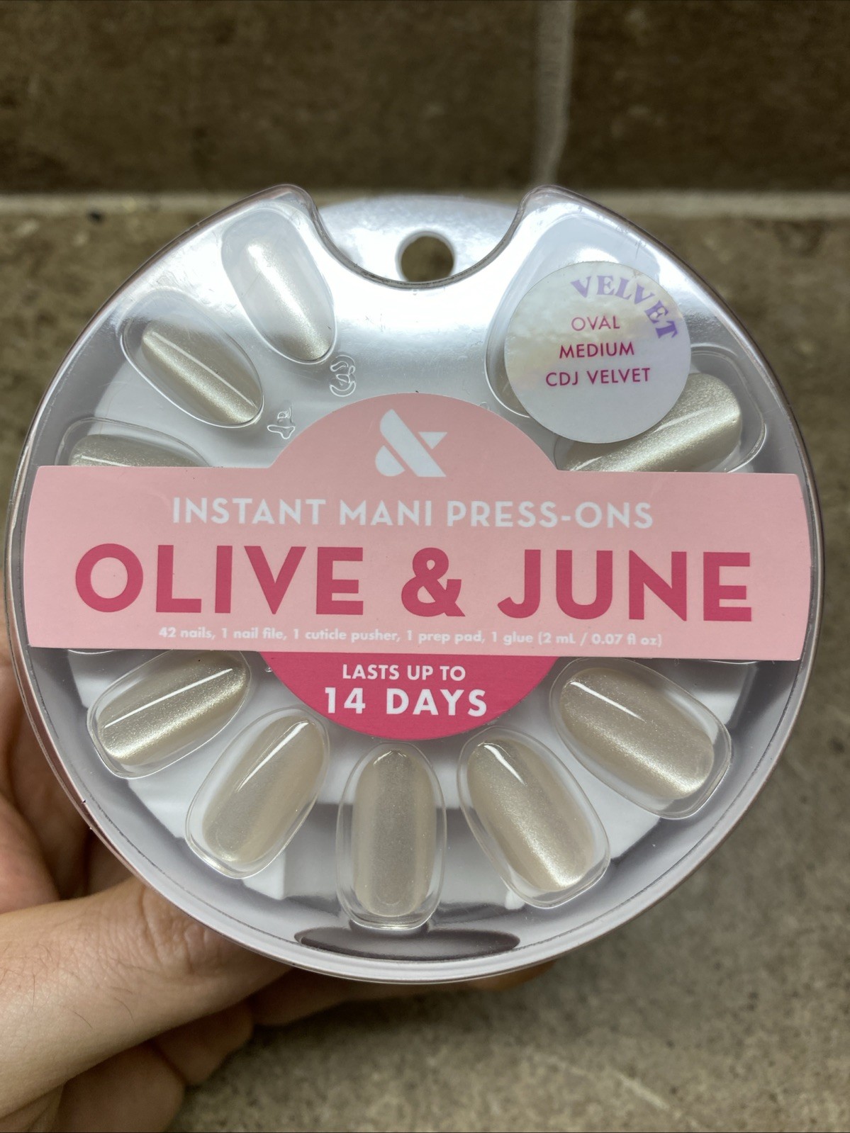 6 PACK Olive & June The Instant Mani Nails Medium Length Velvet