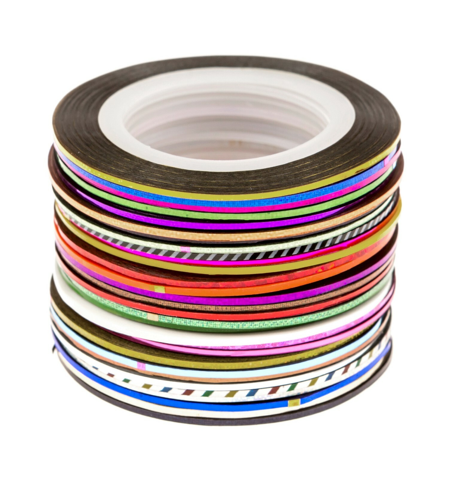 30 Colors Rolls Striping Tapes Line Adhesive Sticker Nail Art Tips Decoration