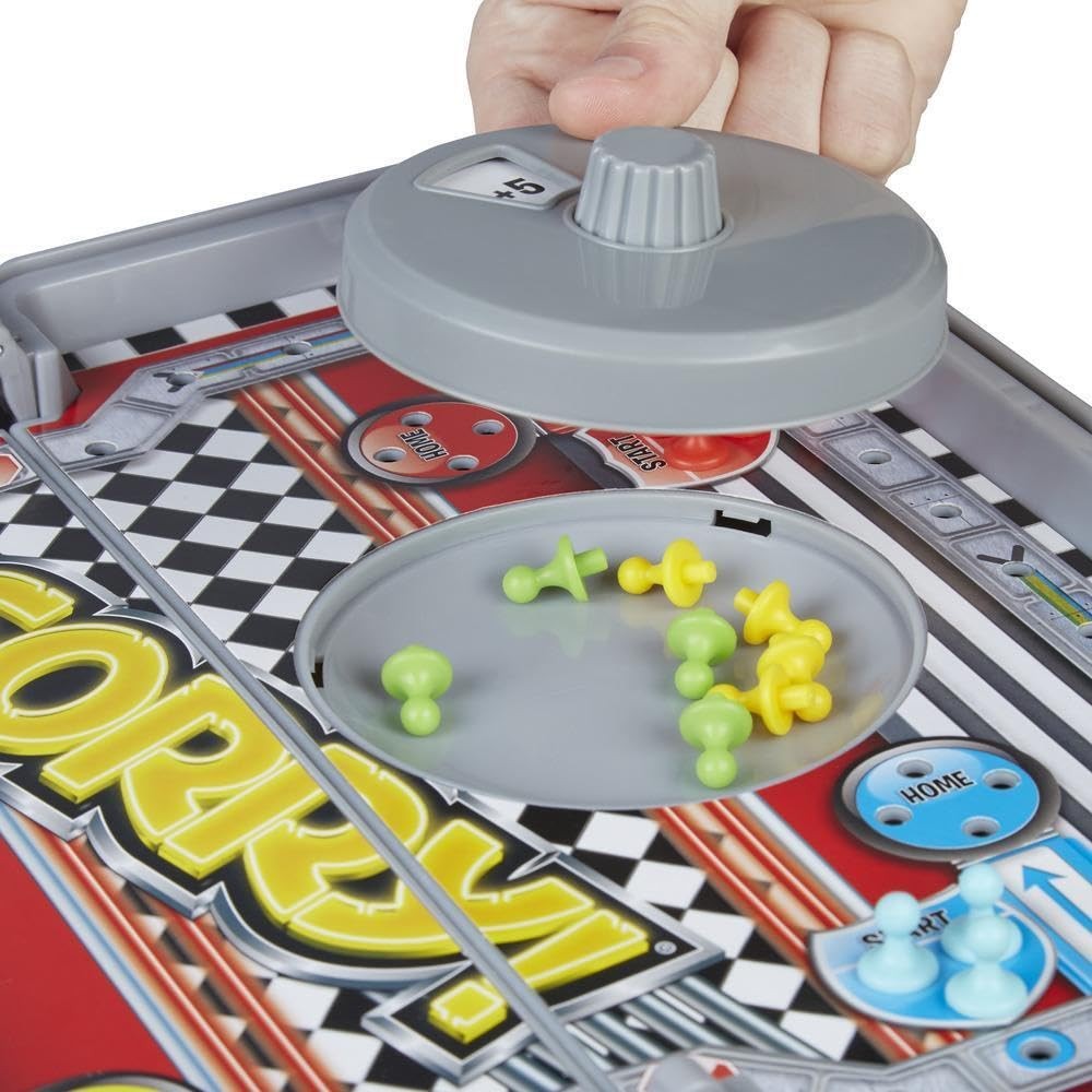 Sorry! Classic Hasbro Game Road Trip Travel Edition Medium, Red, White, Blue