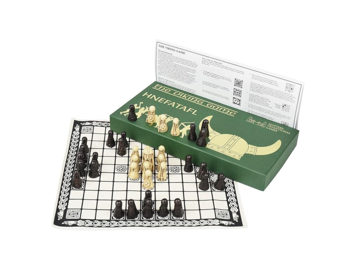 Hnefatafl Board Game – Viking Chess Set – 11.6 x 5.9 x 1.4 inches, One Colour