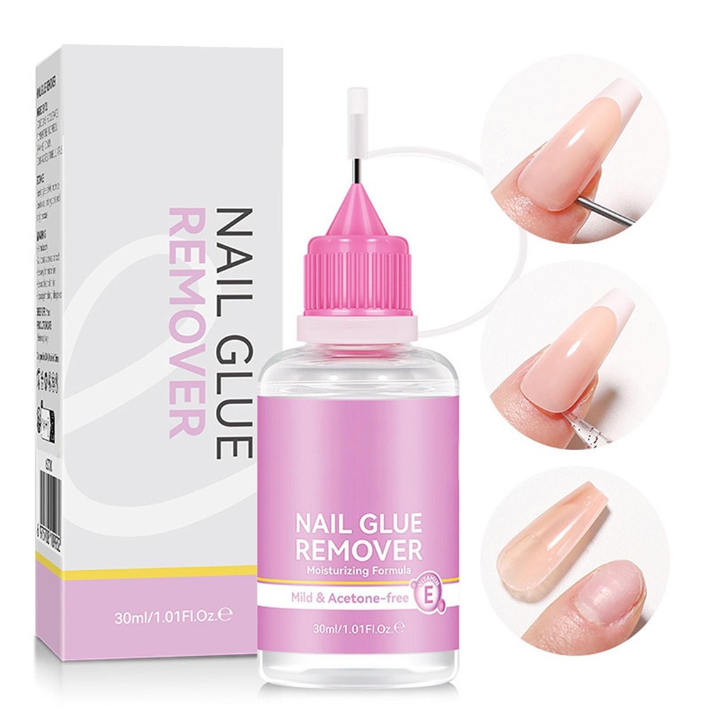 30ml Nail Glue Remover Glue Off For False Nails, Press On Nails Glue Remover