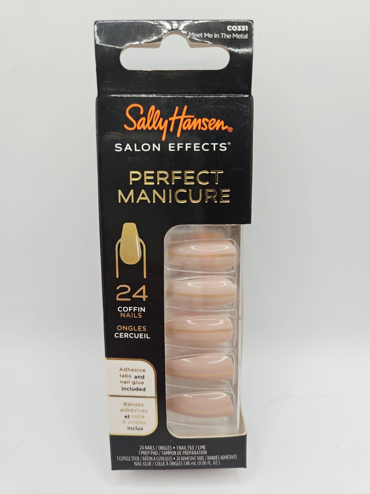 Meet Me In The Metal Sally Hansen Coffin Nails