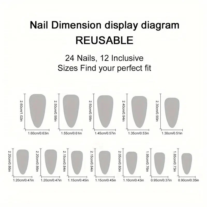 24pcs (1Pack) Halloween Press On Nails Black Red Spider Web Gothic Nail Art Set