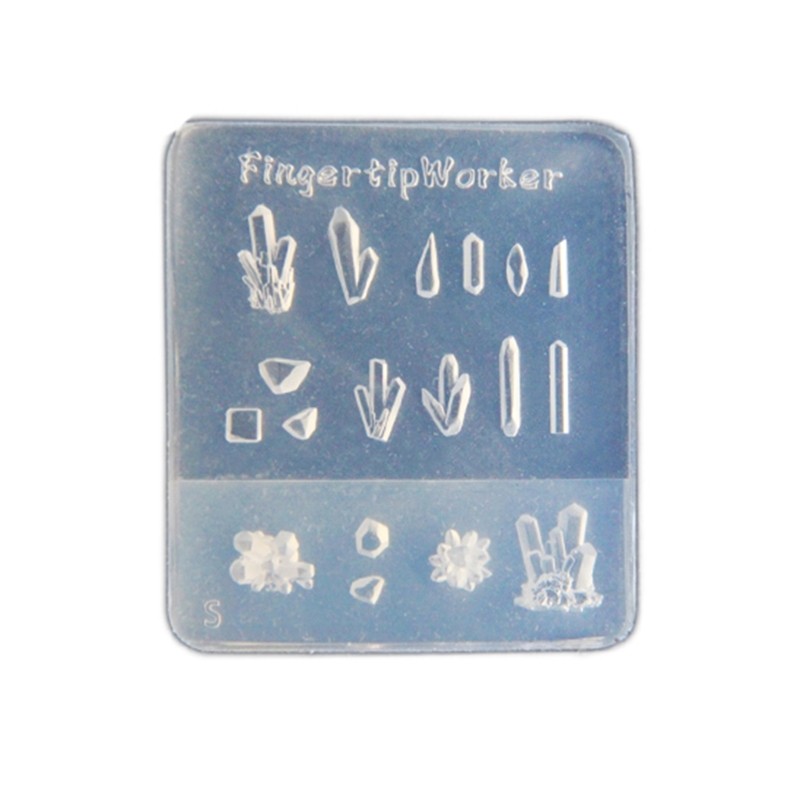 Flexible Nail Art Mold Crystal Stone Manicure Mould for Nail Art Enthusiasts