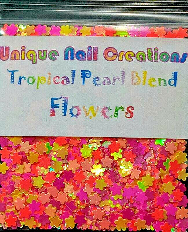 FLOWER Glitter~Many Colors~Nail Art•Acrylic•Gel•Body Art•Face•Festival•Crafts