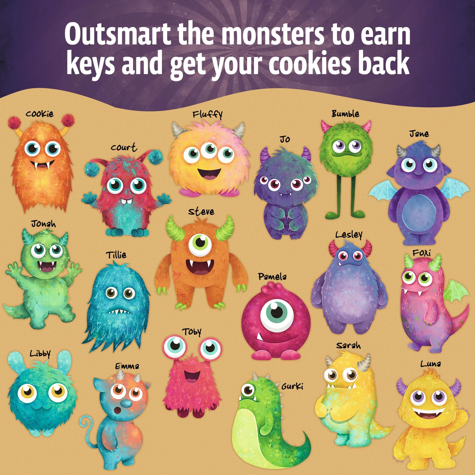 EXIT: The Game – Kids – Riddles in Monsterville | Small, Multicolor