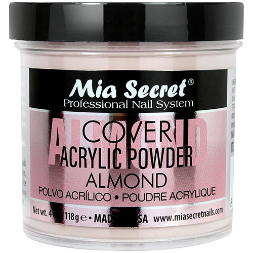 Mia Secret Cover Acrylic Powder Almond Baby Cool Pink Natural Golden Peach 4 oz