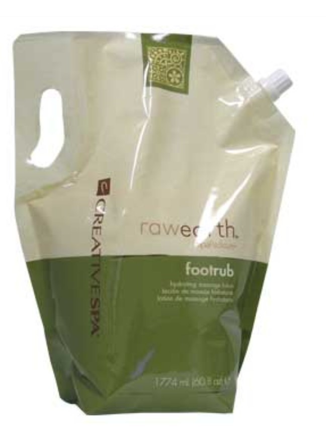 CND Creative Nail SpaPedicure Raw Earth FOOT RUB 60oz = 1774ml FOOTRUB