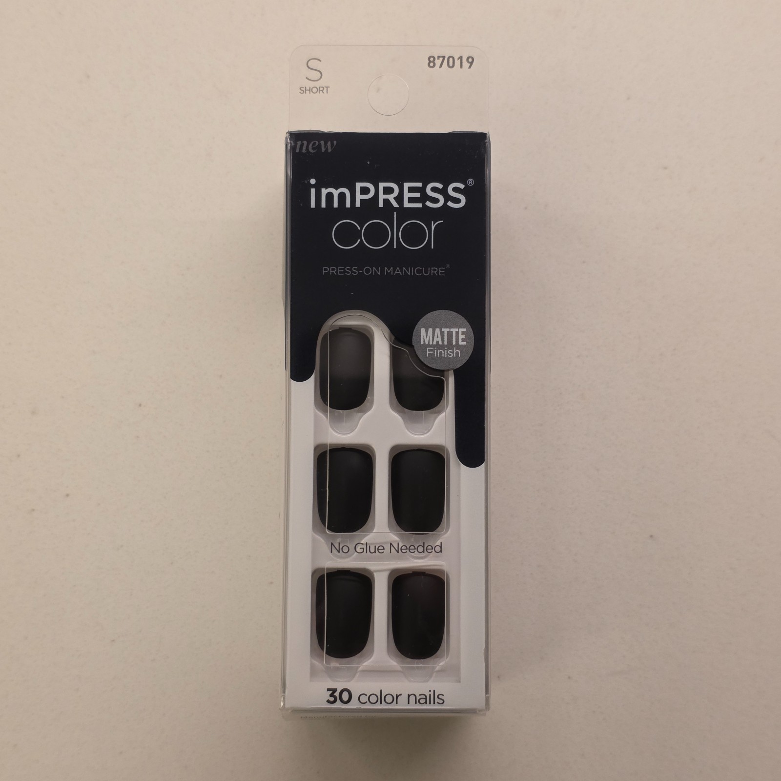 Color FX imPRESS Lot of 5 Press On Nails Gloss and Matte Black Orange Teal Blue
