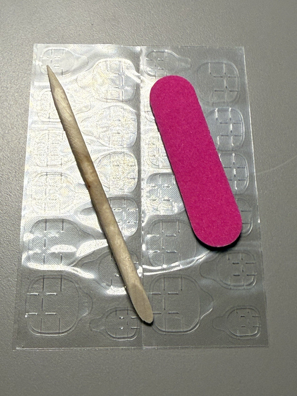 SET OF 2 Glitter French Tips & Heart Design