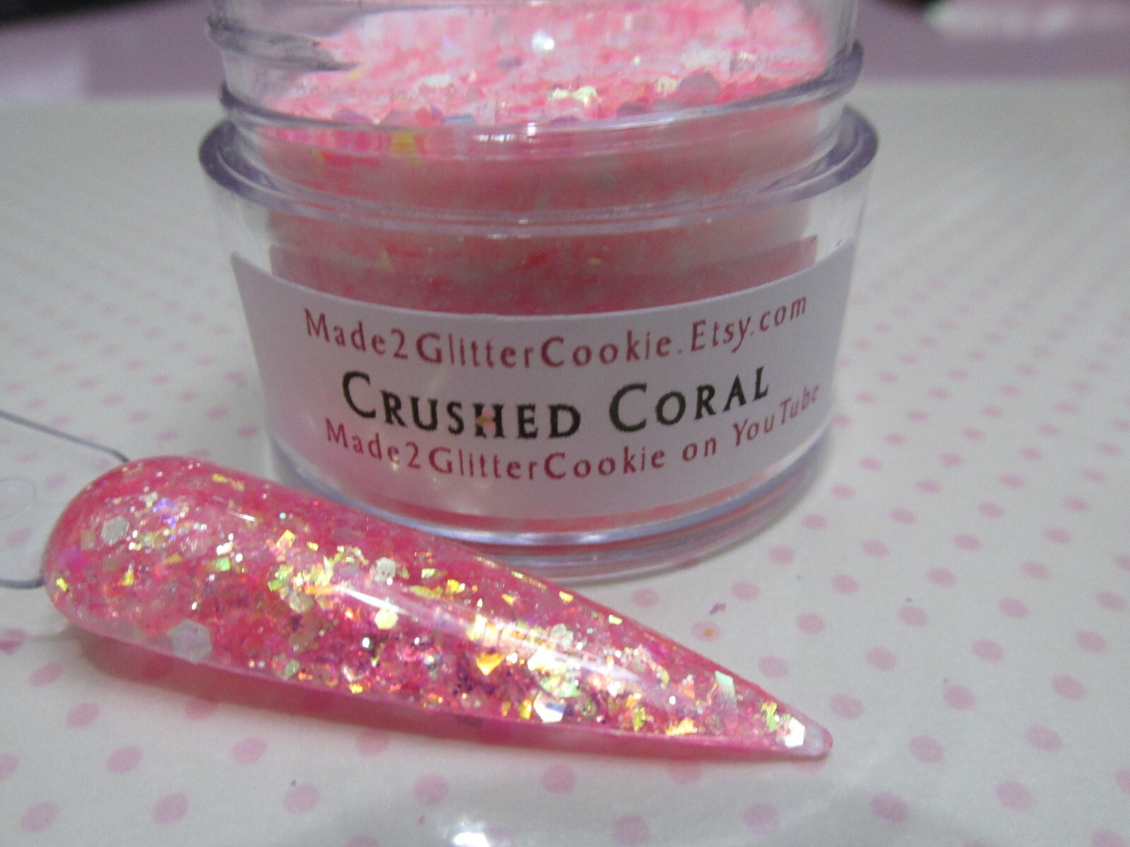 Glitter Flakes Crushed Jewels nail art set
