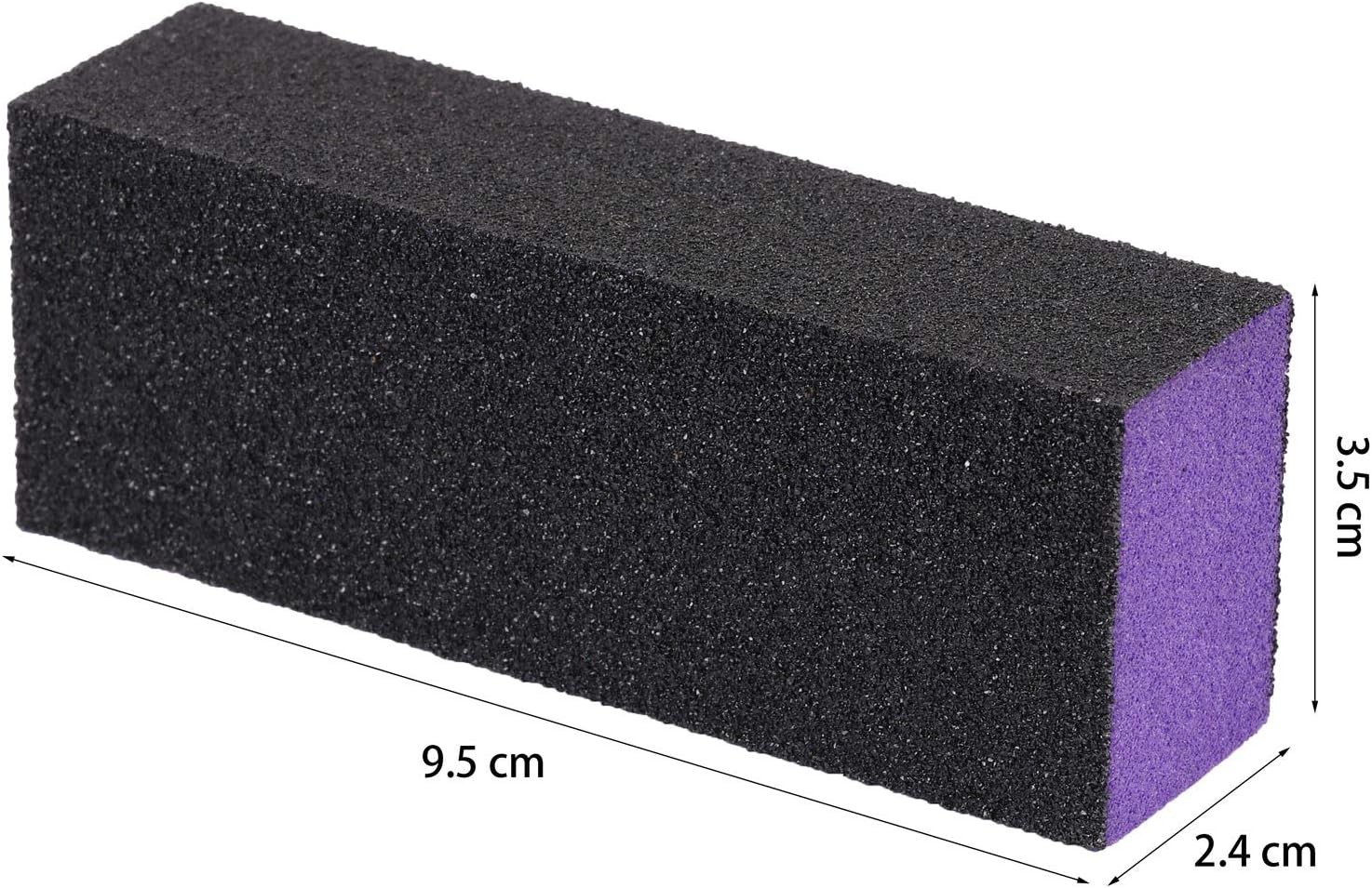 Nail Buffer Blo Spon Sanding Buffing File 80/120 Grit 3 Sides Nail