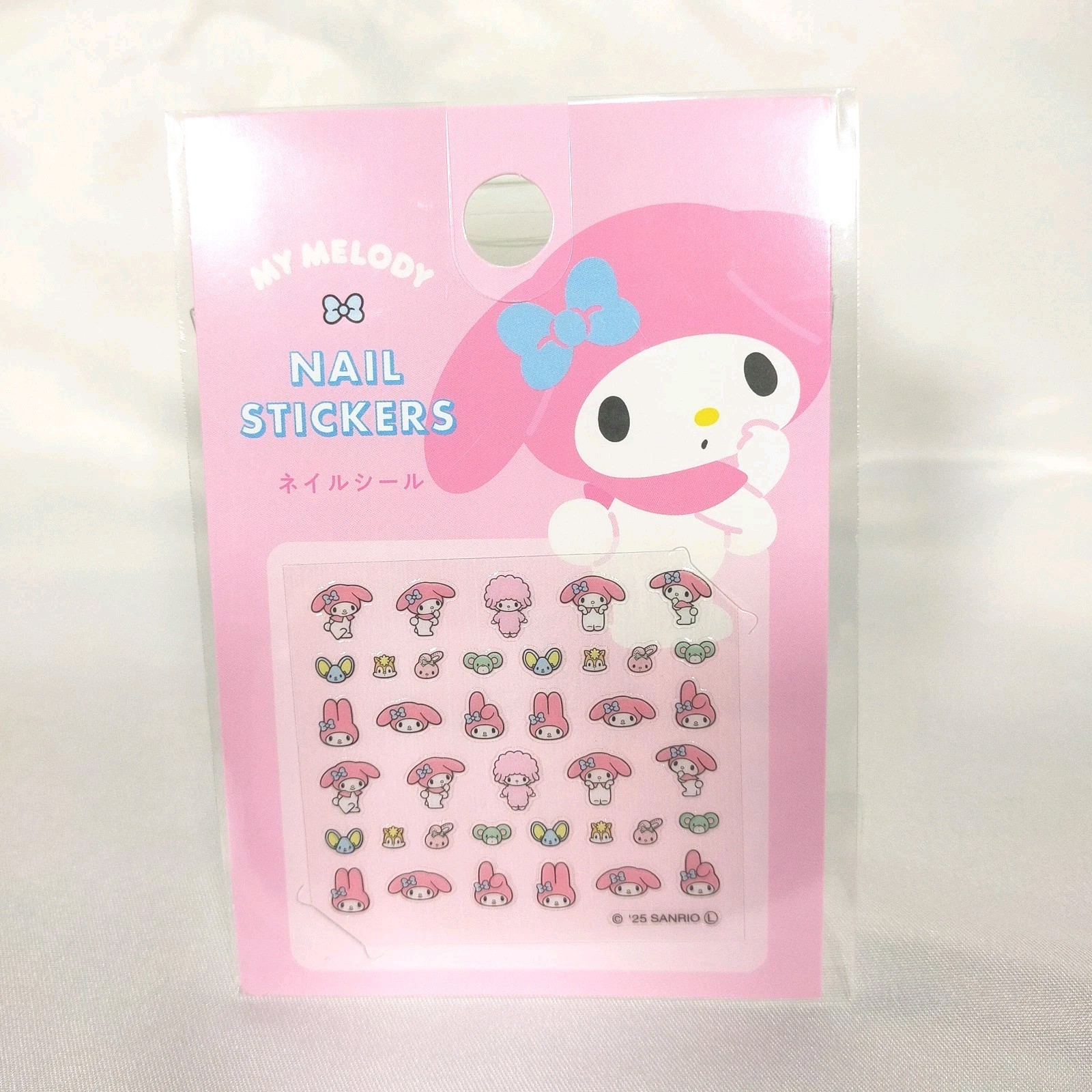 Sanrio Nail Sticker Set 4pcs Hello Kitty Kuromi My Melody Japan