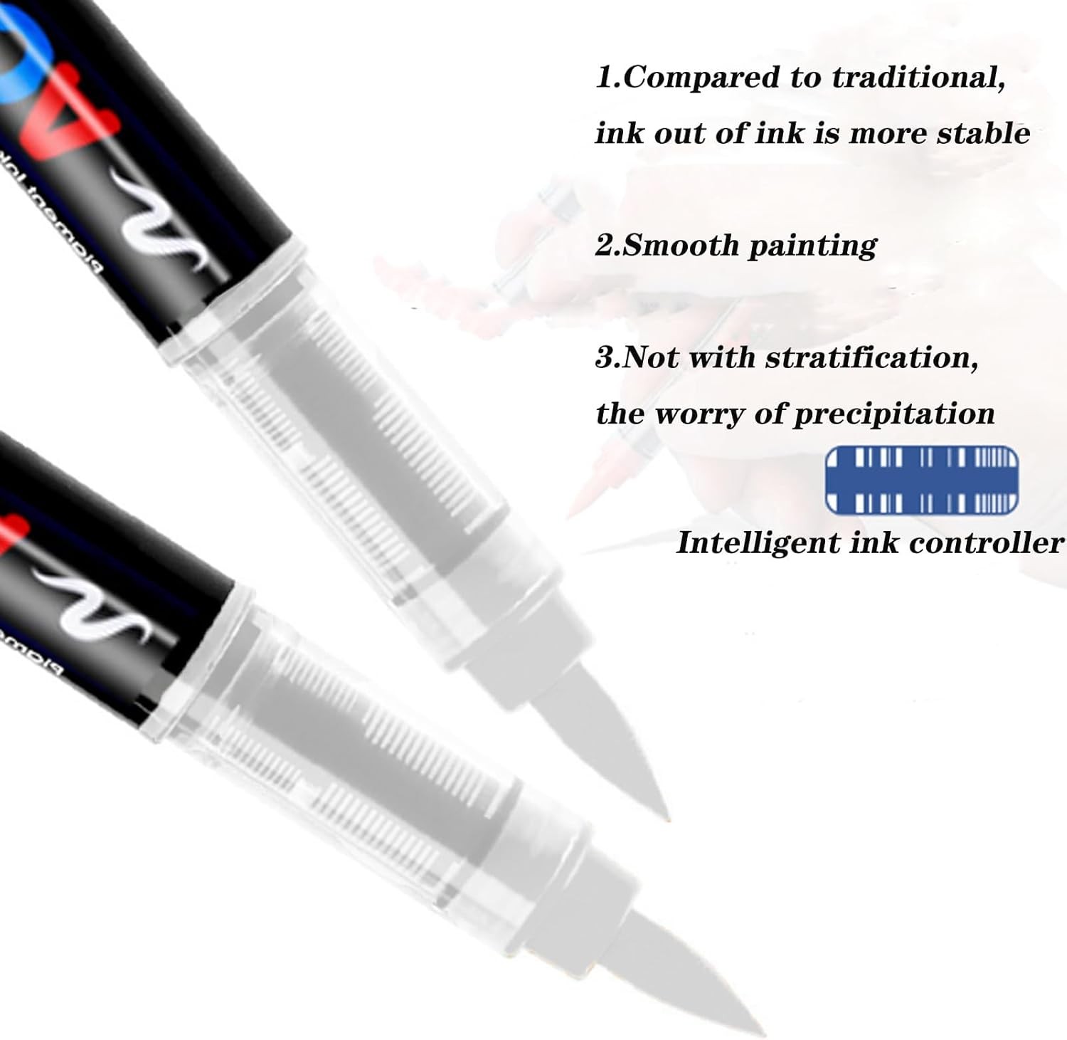White Acrylic Paint Pens Permanent Markers for Ro Canvas Wood Glass