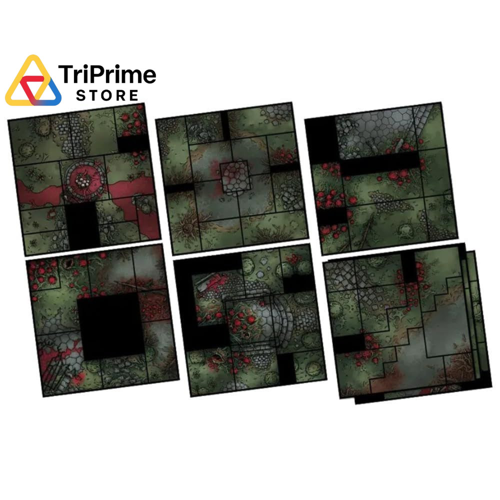 Mythic Games Darkest Dungeon: The Board Game – 12.75 inches, Red and Black