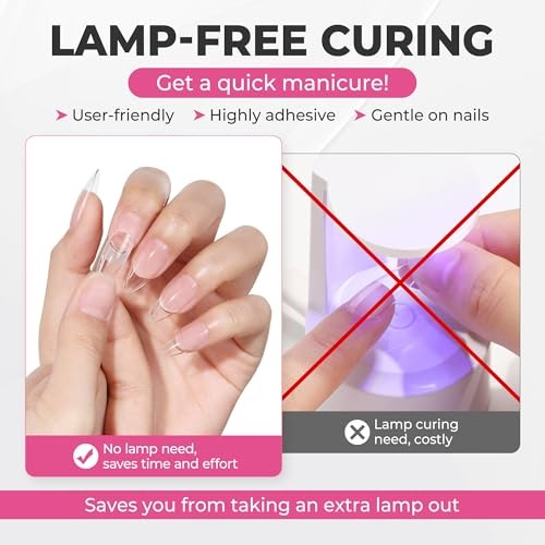 15ml Quick Drying Semi Solid Nail Glue Gel with 10ml Remover for Press On
