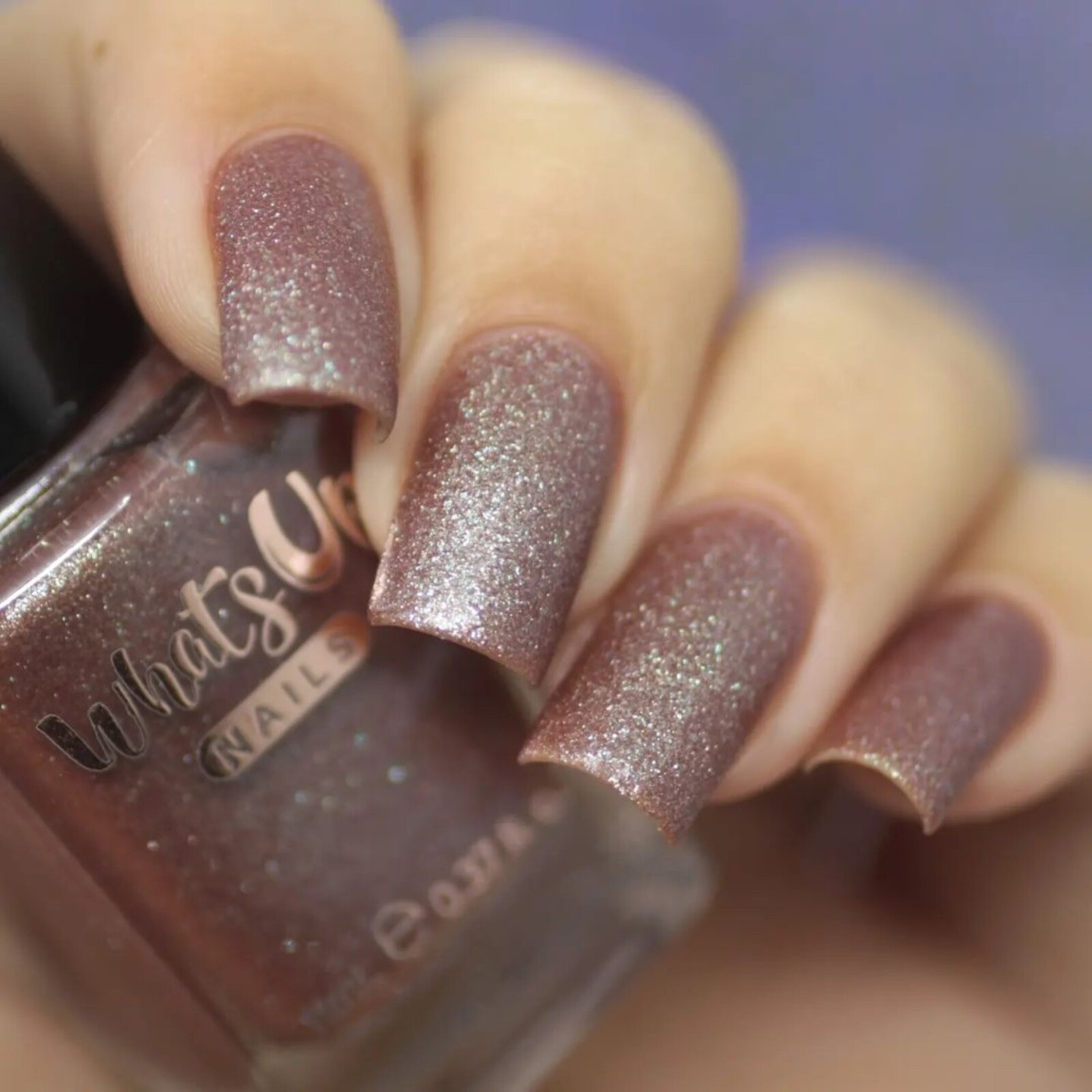 Earthlike Nail Polish (Brown Base Green/Purple Duochrome Shimmer) for Nail Art